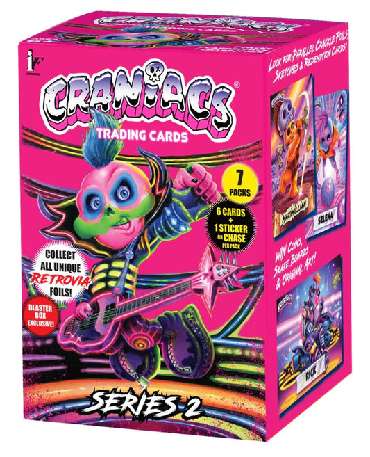 Craniacs Trading Cards Blaster Box Series 2