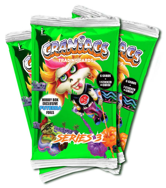 Craniacs Trading Cards Series 3 Booster Pack