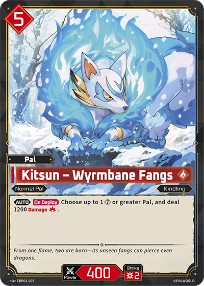 [EBP01-007](U) Kitsun - Wyrmbane Fangs NM/M