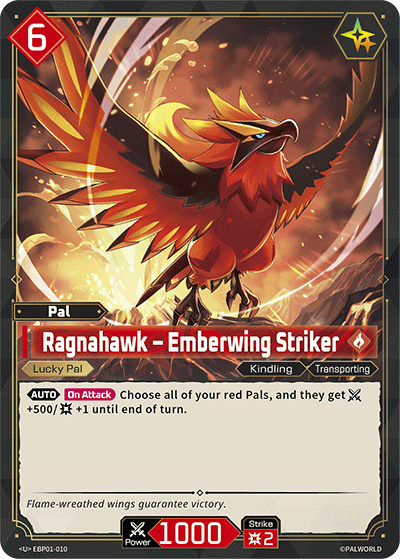 [EBP01-010](U) Ragnahawk - Emberwing Striker NM/M
