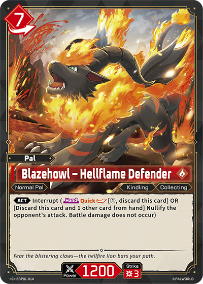 [EBP01-014](C) Blazehowl - Hellflame Defender NM/M