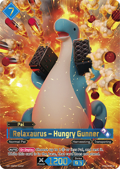 [EBP01-026](SP) Relaxaurus - Hungry Gunner {Foil} NM/M