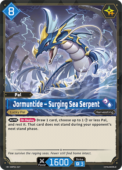 [EBP01-027](R) Jormuntide - Surging Sea Serpent {Foil} NM/M