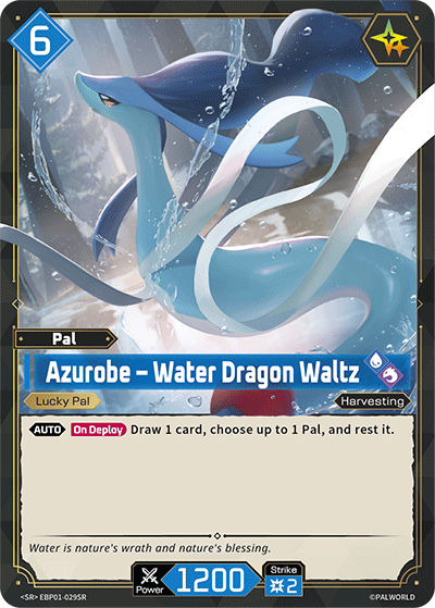 [EBP01-029](SR) Azurobe - Water Dragon Waltz {Foil} NM/M