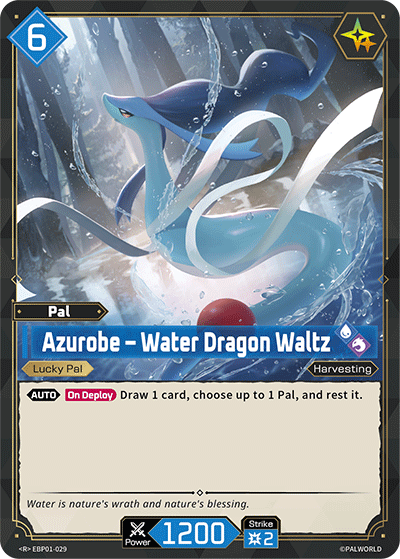 [EBP01-029](R) Azurobe - Water Dragon Waltz {Foil} NM/M