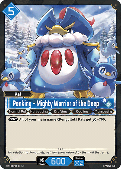 [EBP01-031](SR) Penking - Mighty Warrior of the Deep {Foil} NM/M