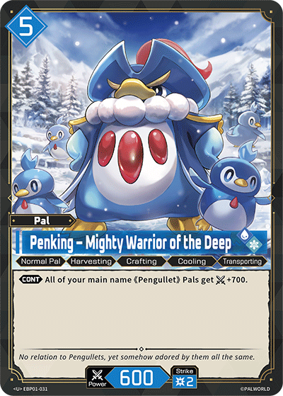 [EBP01-031](U) Penking - Mighty Warrior of the Deep NM/M