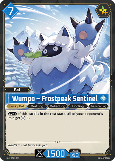 [EBP01-033](U) Wumpo - Frostpeak Sentinel NM/M