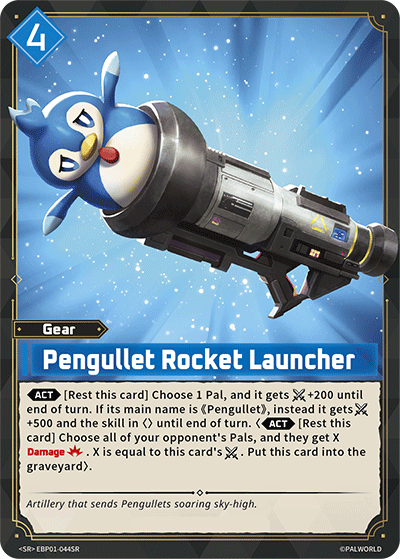 [EBP01-044](SR) Pengullet Rocket Launcher {Foil} NM/M