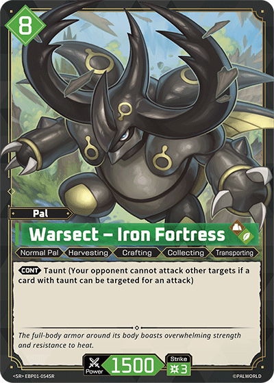 [EBP01-054](SR) Warsect - Iron Fortress {Foil} NM/M