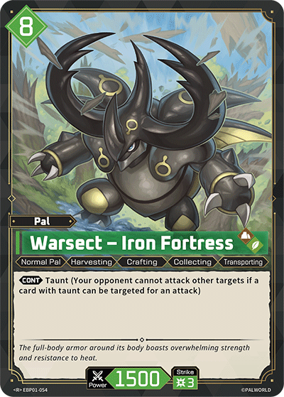 [EBP01-054](R) Warsect - Iron Fortress {Foil} NM/M