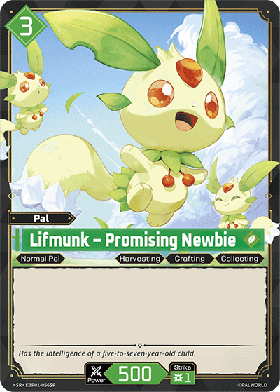 [EBP01-056](SR) Lifmunk - Promising Newbie {Foil} NM/M