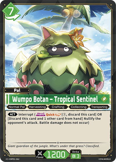 [EBP01-062](C) Wumpo Botan - Tropical Sentinel NM/M