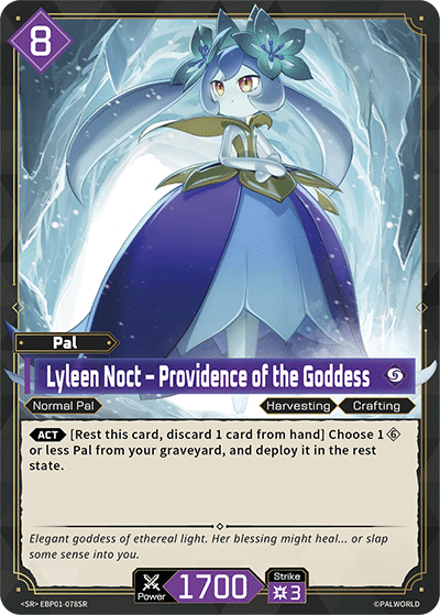 [EBP01-078](SR) Lyleen Noct - Providence of the Goddess {Foil} NM/M