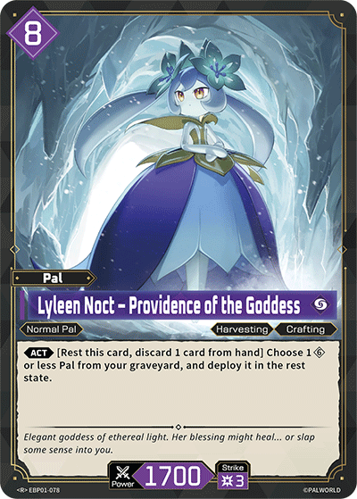[EBP01-078](R) Lyleen Noct - Providence of the Goddess {Foil} NM/M