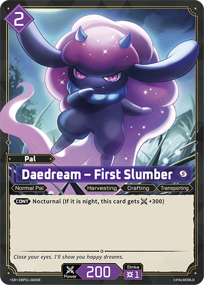 [EBP01-080](SR) Daedream - First Slumber {Foil} NM/M
