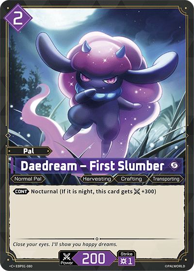 [EBP01-080](C) Daedream - First Slumber NM/M