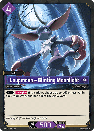 [EBP01-087](C) Loupmoon - Glinting Moonlight NM/M