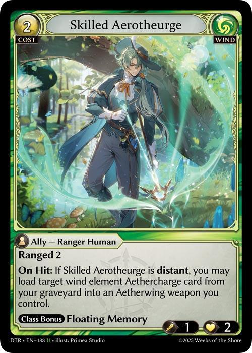 Skilled Aerotheurge 188 Uncommon Distorted Reflections NM