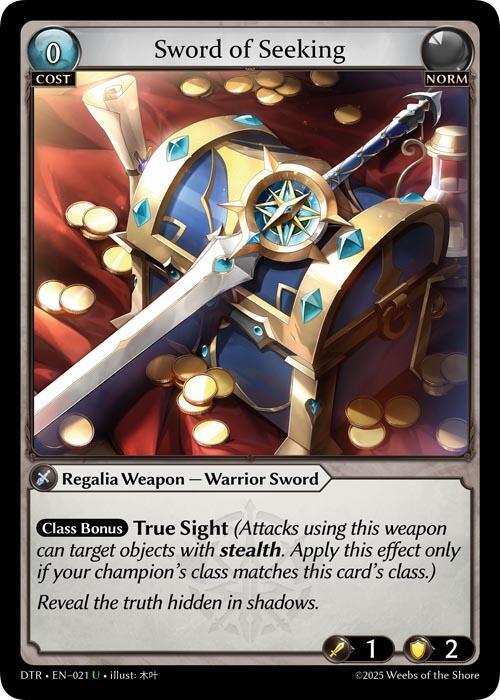 Sword of Seeking 021 Uncommon Distorted Reflections NM