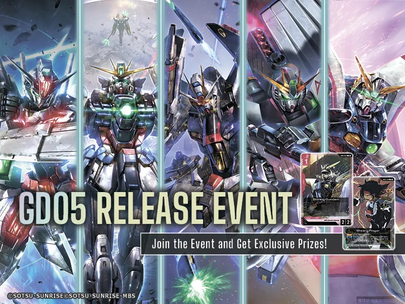 Raptor Games - GUNDAM CARD GAME Freedom Ascension GD05 Release Event - Friday 24th July 7pm