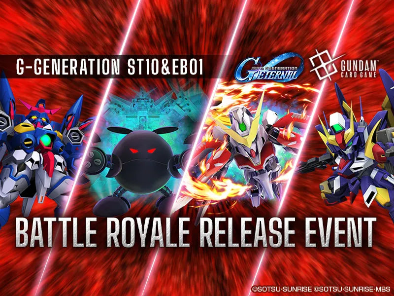 Raptor Games - GUNDAM CARD GAME G-GENERATION ST10 & EB01 Release Event