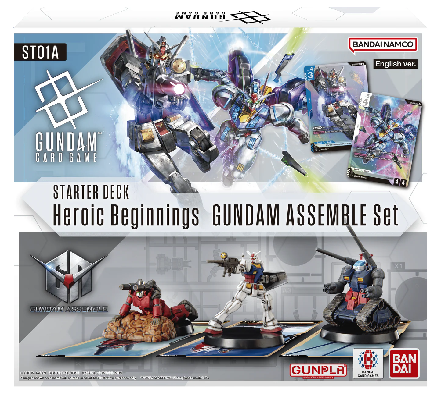 Gundam Card Game: Gundam Assemble Starter Set - Heroic Beginnings [ST01A]