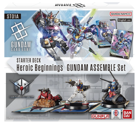 Gundam Card Game: Gundam Assemble Starter Set - Heroic Beginnings [ST01A]