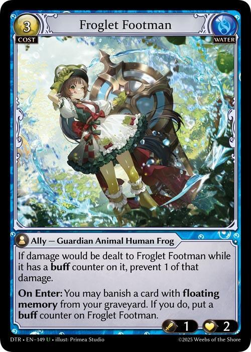 Froglet Footman 149 Uncommon Distorted Reflections NM
