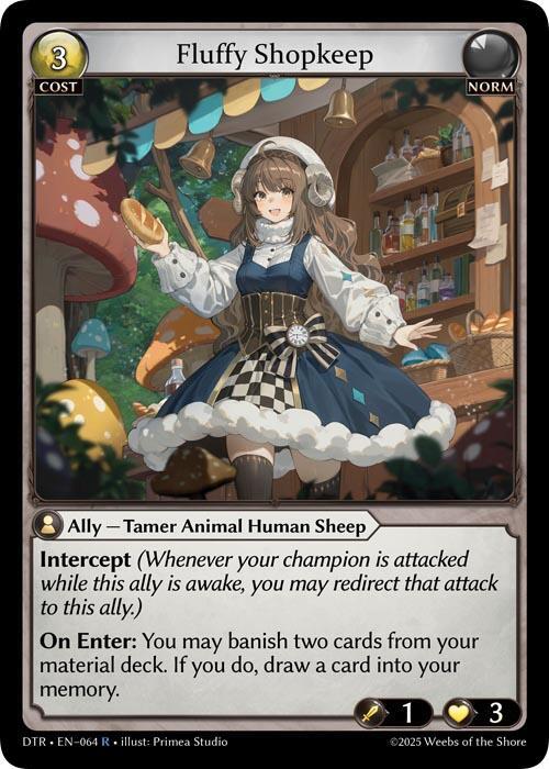 Fluffy Shopkeep 064 Rare Distorted Reflections NM