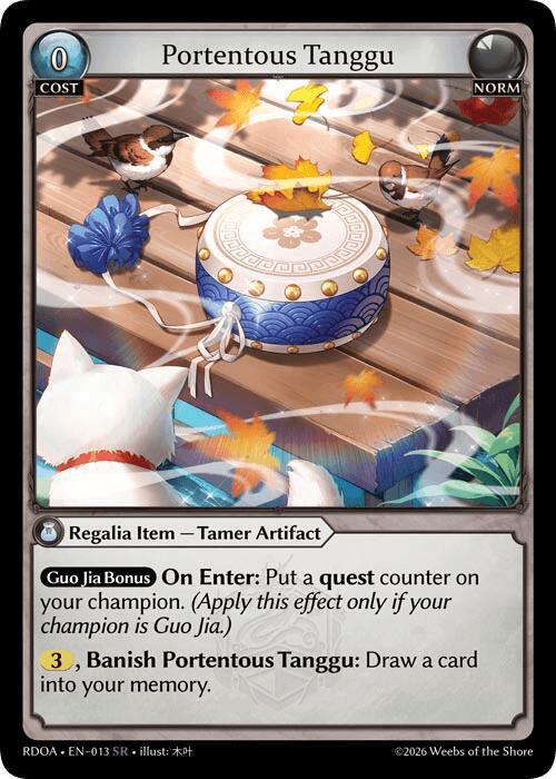 Portentous Tanggu 013 Super Rare Radiant Origins NM