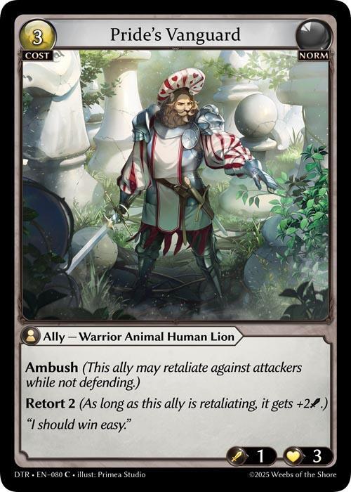 Pride's Vanguard 080 Common Distorted Reflections NM