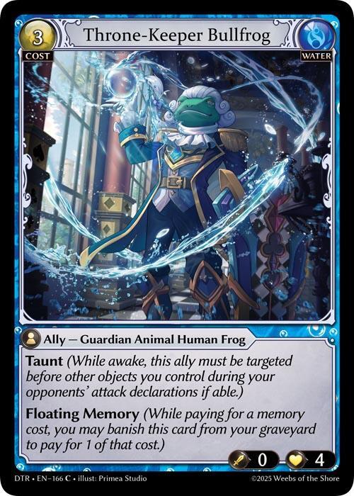 Throne-Keeper Bullfrog 166 Common Distorted Reflections NM