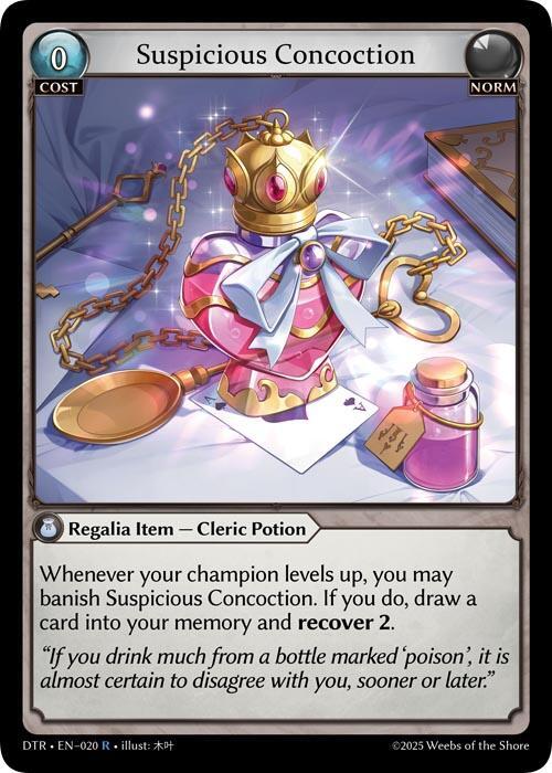 Suspicious Concoction 020 Rare Distorted Reflections NM