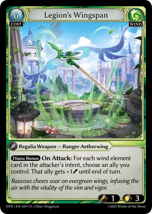 Legion's Wingspan 029 Super Rare Distorted Reflections NM