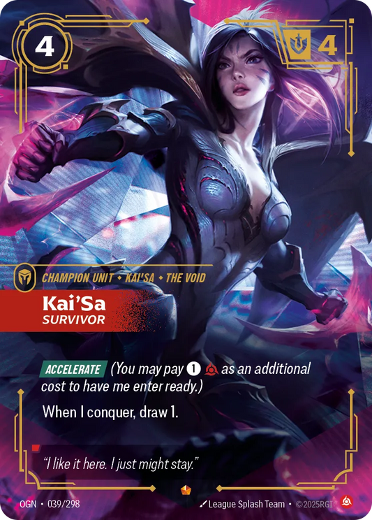 Kai'Sa Survivor 039/298 Epic Origins NM/M