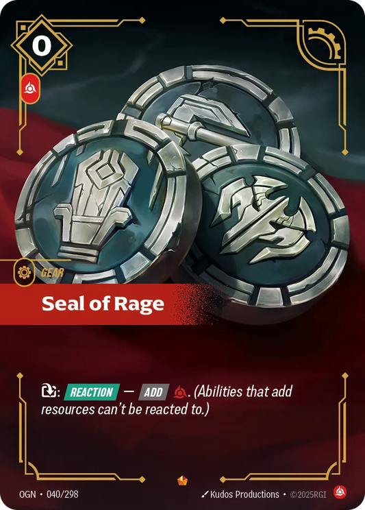 Seal of Rage 040/298 Epic Origins NM/M