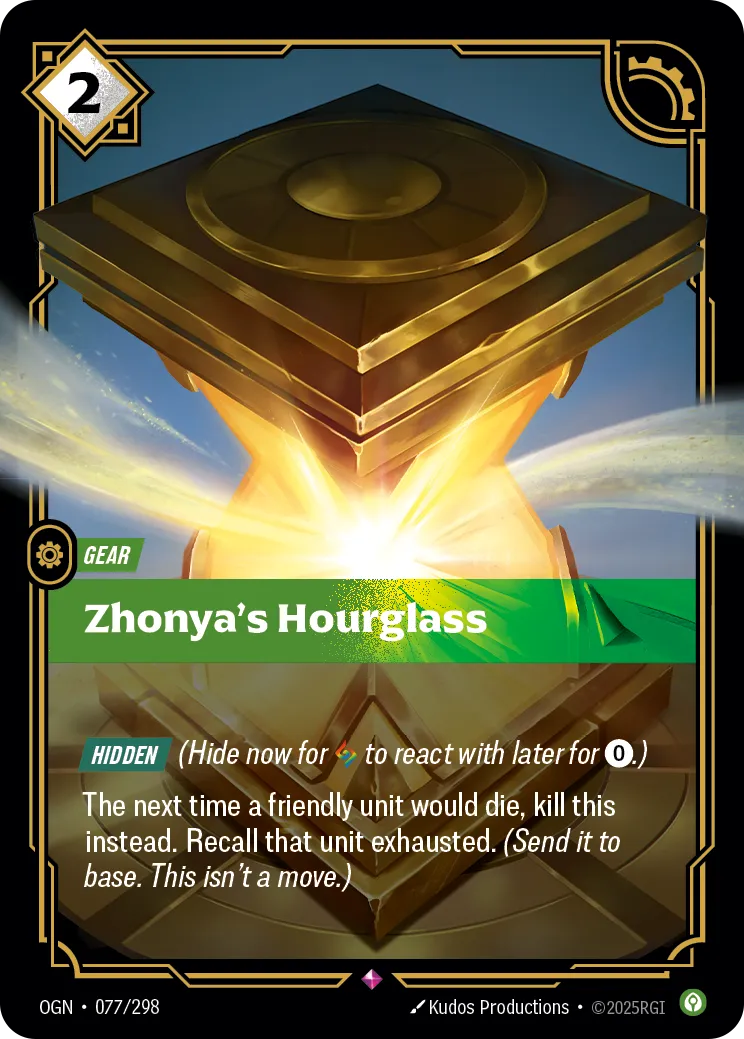 Zhonya's Hourglass 077/298 Rare Origins NM/M