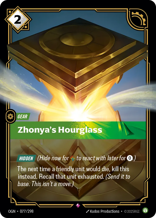 Zhonya's Hourglass 077/298 Rare Origins NM/M