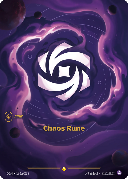 Chaos Rune 166a/298 Overnumbered Origins NM/M