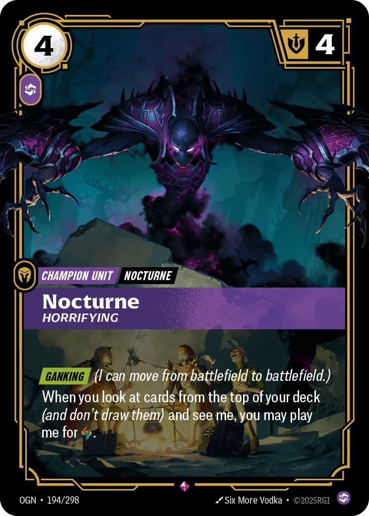 Nocturne Horrifying 194/298 Rare Origins NM/M