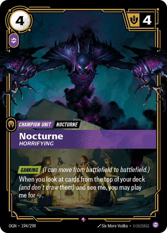 Nocturne Horrifying 194/298 Rare Origins NM/M