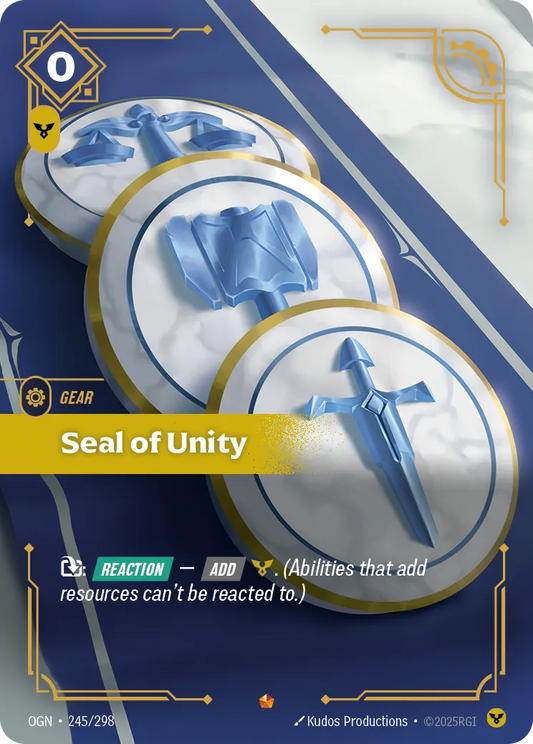 Seal of Unity 245/298 Epic Origins NM/M