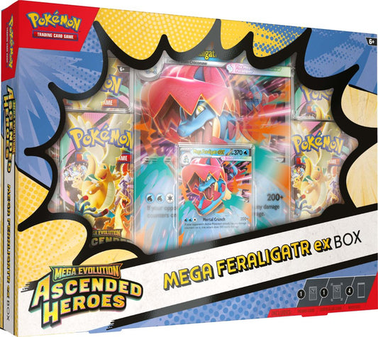 Pokemon TCG: Mega Evolution - Ascended Heroes Mega Feraligatr ex Box
