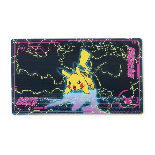 Pokemon Center Exclusive | Playmat - Pikachu Neon Charge
