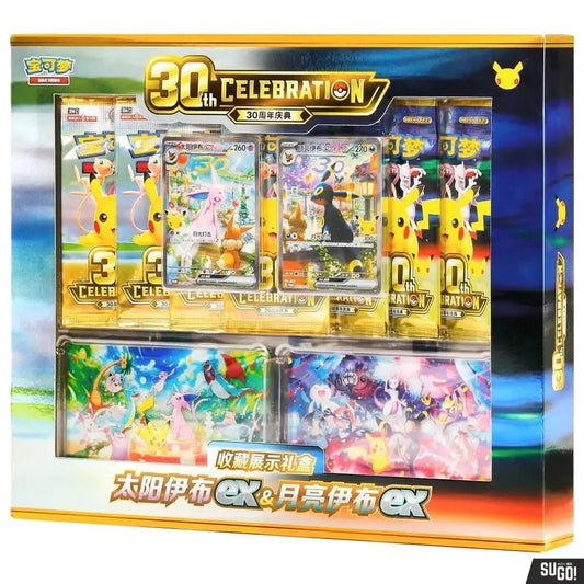 [Chinese] Pokemon TCG Espeon ex & Umbreon ex 30th Celebration Collector’s Display Gift Box