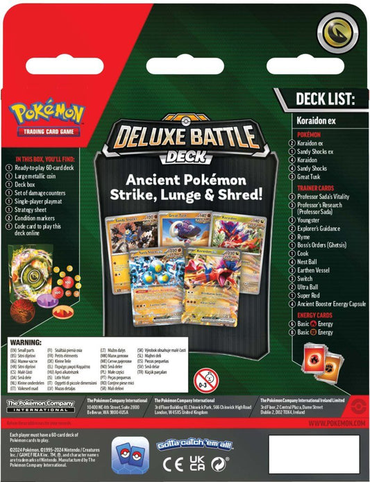 Pokemon TCG: Koraidon Ex Deluxe Battle Deck