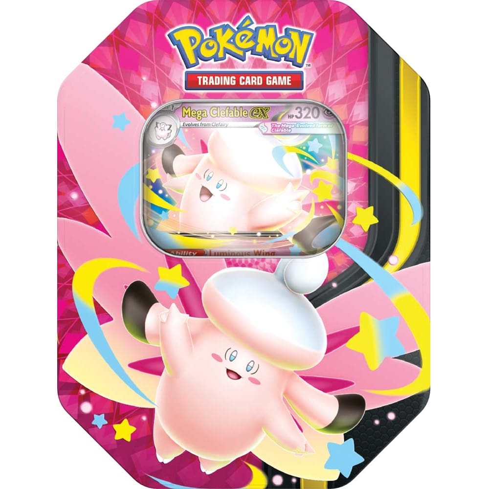 Pokemon TCG: Mega Moonlight Tin - Mega Clefable