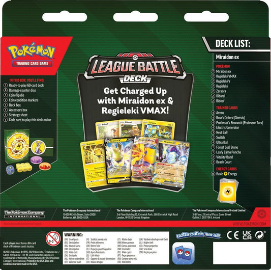 POKEMON TCG League Battle Deck: Miraidon ex