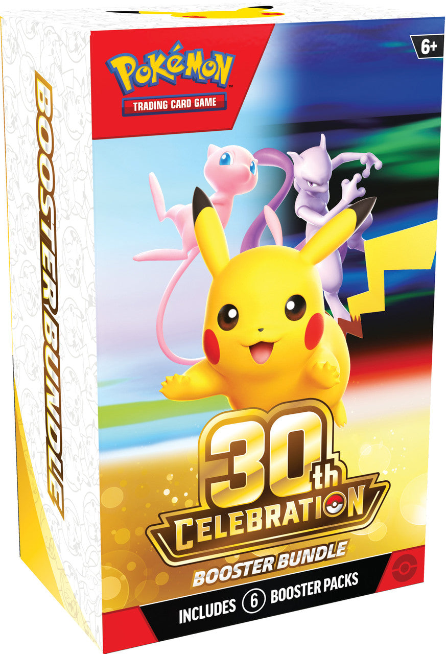 PREORDER PICK UP ONLY: Pokemon TCG: 30th Celebration Booster Bundle